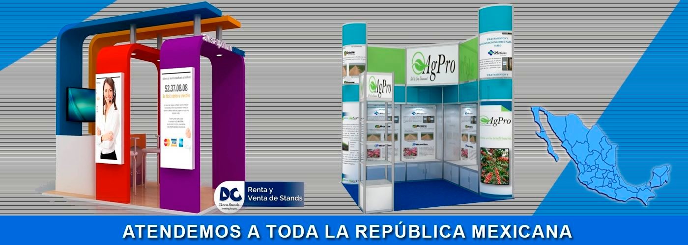 Stand corporativo DecoStands con iluminación arquitectónica
